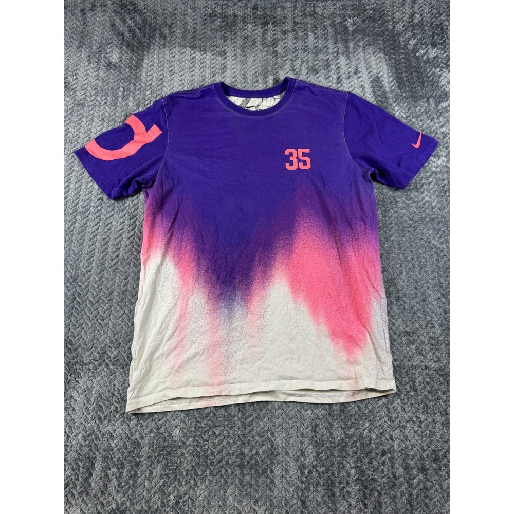 Nike T Shirt Mens Medium Multicolor Tie Dye Cotton #35 Kevin Durant Basketball‎